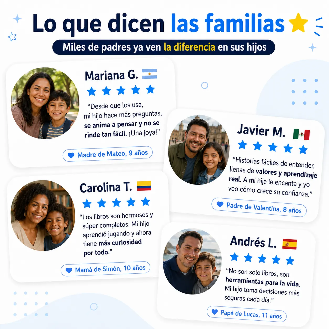Lo que dicen las familias